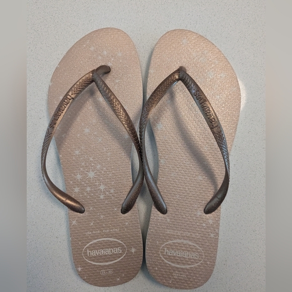Havaianas Slim Flipflops 9/10 41/42 - Picture 1 of 2